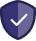 Verified seller badge is of a purple crest with a white check mark